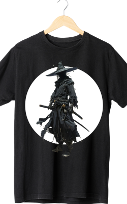T-shirt Imprimé Samouraï 