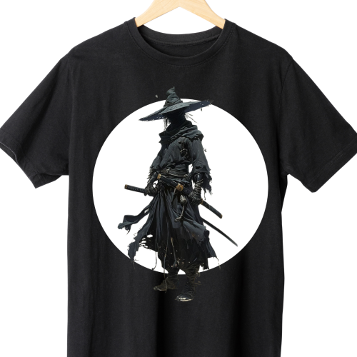 T-shirt Imprimé Samouraï 