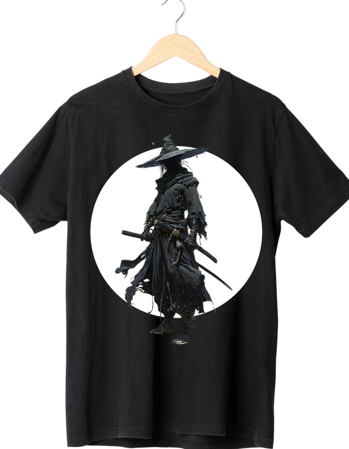 T-shirt Imprimé Samouraï 