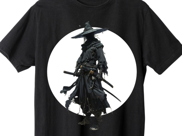 T-shirt Imprimé Samouraï 